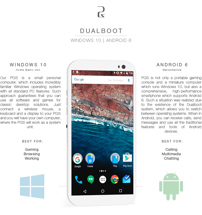 Imagen - PGS, una consola port&aacute;til con Windows 10 y Android