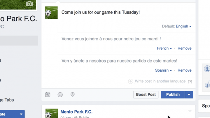 Imagen - Facebook permitir&aacute; traducir publicaciones a otros idiomas