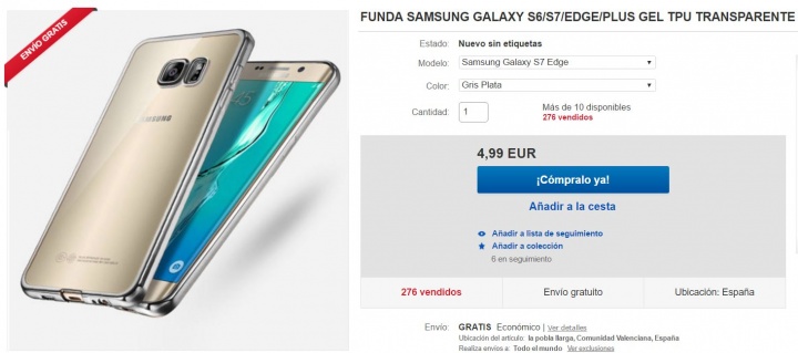 Imagen - 5 fundas para el Samsung Galaxy S7 Edge