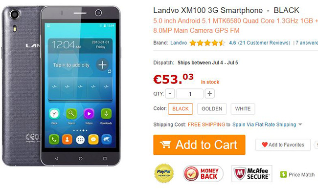Imagen - D&oacute;nde comprar el Landvo XM100