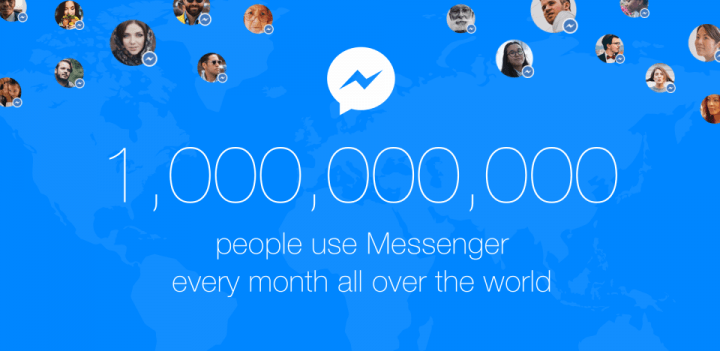 Imagen - Facebook Messenger supera los 1.000 millones de usuarios al mes