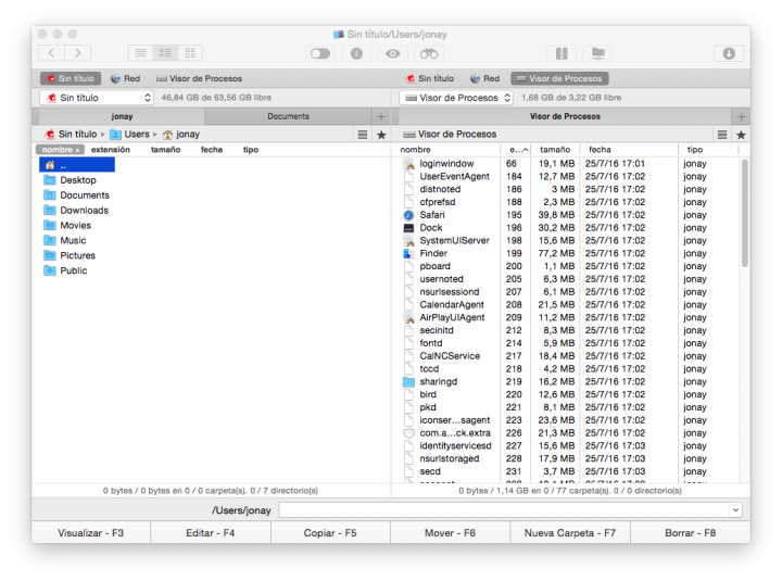 Imagen - Review: Commander One, un administrador de archivos con pesta&ntilde;as para OS X