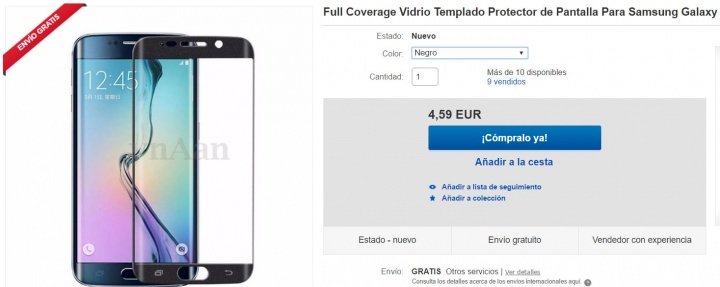 Imagen - 7 protectores de pantalla para el Samsung Galaxy S7 Edge