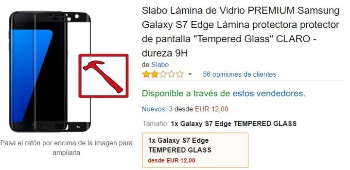 Imagen - 7 protectores de pantalla para el Samsung Galaxy S7 Edge