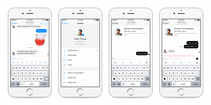 Imagen - Facebook Messenger ya permite crear conversaciones con mensajes que se autodestruyen