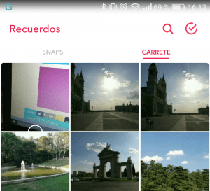 Imagen - Cómo subir fotos de la galería a Snapchat