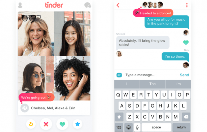 Imagen - Tinder Social ya permite conversaciones grupales
