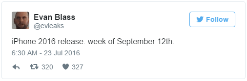Imagen - iPhone 7 e iPhone 7 Plus llegar&iacute;an en la segunda semana de septiembre