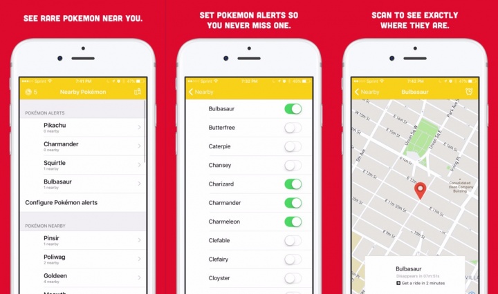 Imagen - Pok&eacute;Lok&eacute;, recibe notificaciones de pok&eacute;mons cercanos que te falten