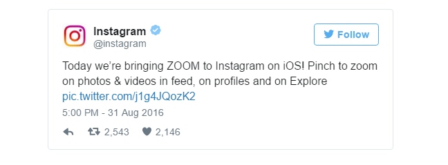 Imagen - Instagram ya permite hacer zoom en las fotograf&iacute;as y v&iacute;deos