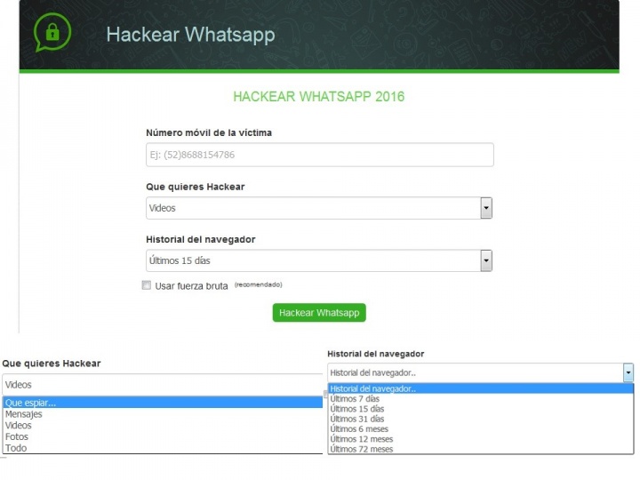 Imagen - Las webs que prometen "hackear WhatsApp"