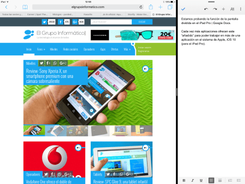 Imagen - Google Docs ya funciona a la perfección en el iPad Pro