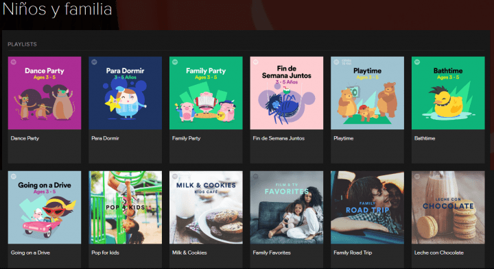 Imagen - Spotify Niños y Familia, la nueva sección musical para niños