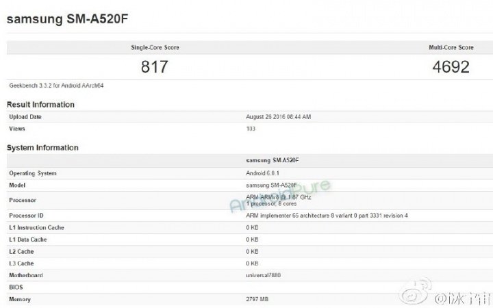 Imagen - Filtradas las caracter&iacute;sticas t&eacute;cnicas del Samsung Galaxy A5 (2017)