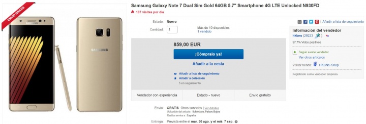 Imagen - Dónde comprar el Samsung Galaxy Note 7