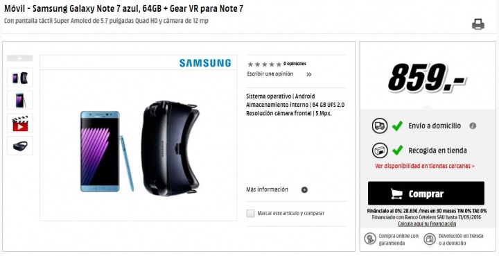 Imagen - Dónde comprar el Samsung Galaxy Note 7