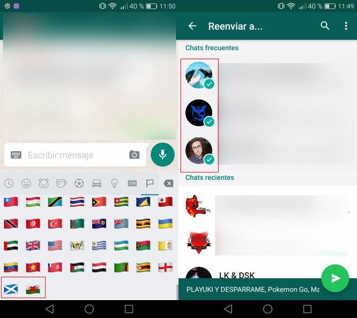 Imagen - WhatsApp ya permite reenviar un mensaje a varios contactos