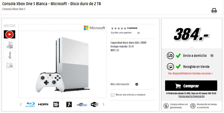 Imagen - Dónde comprar la Xbox One S