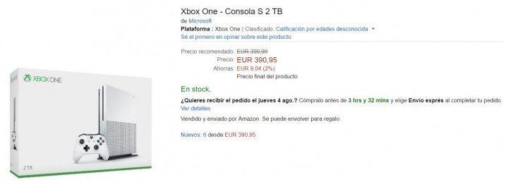 Imagen - Xbox One S ya disponible para comprar en España