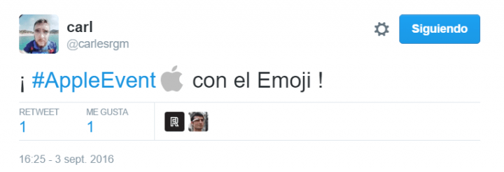 Imagen - Twitter a&ntilde;ade el emoji de Apple