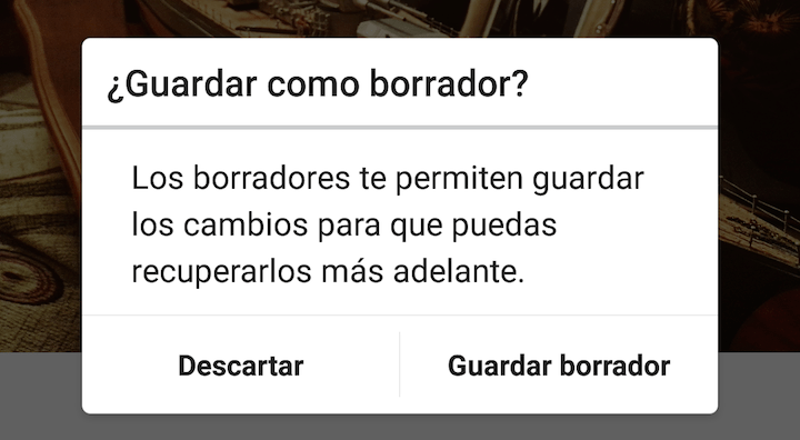 Imagen - Instagram ya permite guardar borradores de nuestras im&aacute;genes