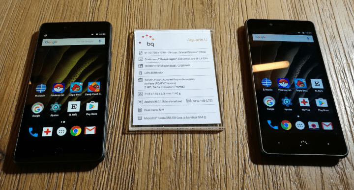 Imagen - BQ Aquaris U, todos los detalles de la nueva familia de smartphones