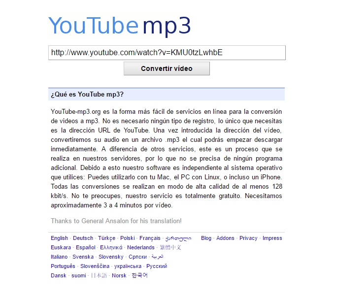 Imagen - La web YouTube-mp3 ha sido denunciada