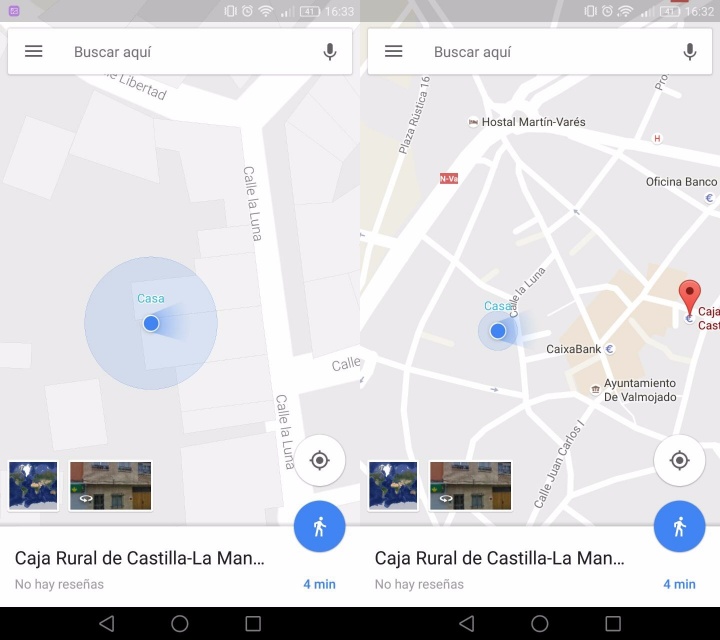 Imagen - Google Maps ha copiado el icono de direcci&oacute;n de Citymapper para saber hacia donde miramos