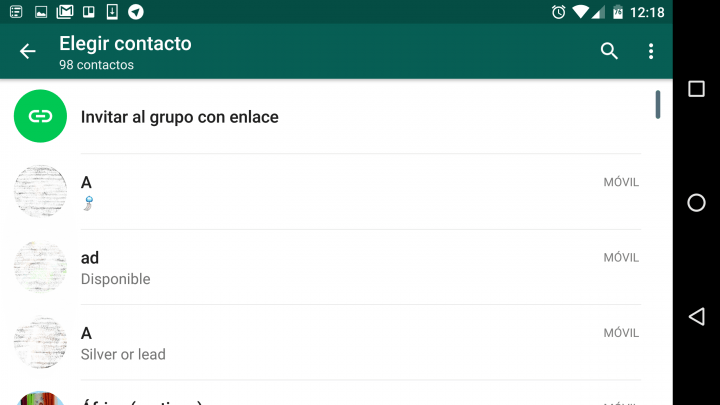 Imagen - WhatsApp 2.16.281 ya permite invitar a grupos mediante enlaces