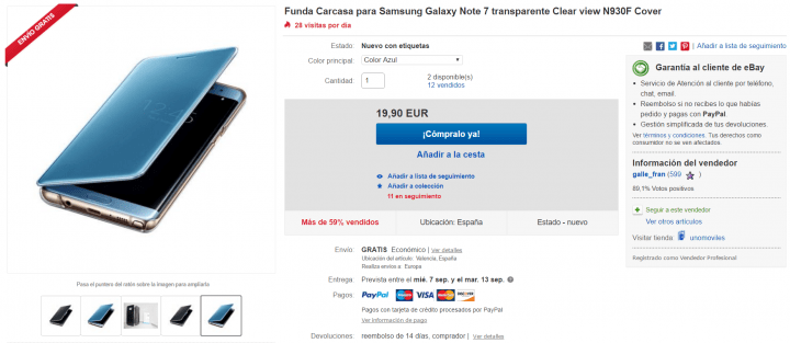Imagen - 7 fundas para el Samsung Galaxy Note 7