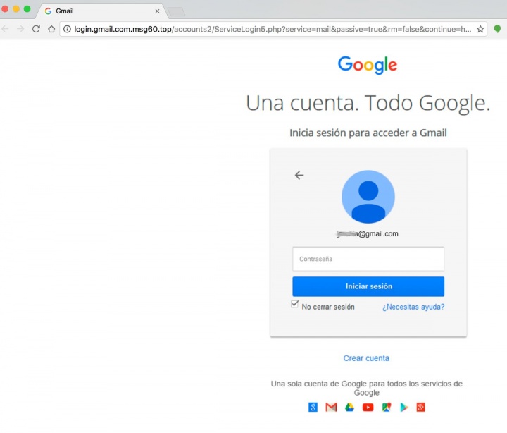Imagen - Un falso correo de Google se salta el filtro anti-spam de Gmail