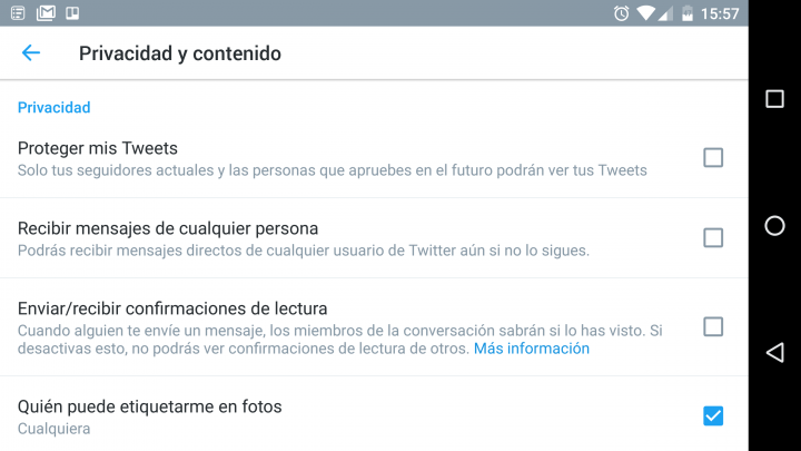 Imagen - C&oacute;mo desactivar la confirmaci&oacute;n de lectura en los mensajes directos de Twitter