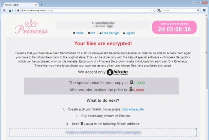 Imagen - Princess Locker, el nuevo ransomware que encripta los archivos de tu ordenador