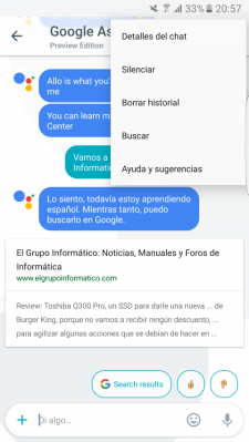 Imagen - Cómo silenciar una conversación en Google Allo