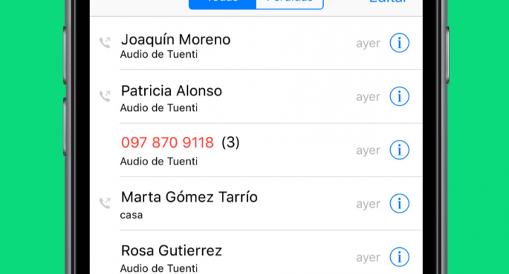 Imagen - Tuenti integra sus llamadas en iOS 10