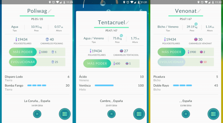 Imagen - Pok&eacute;mon Go se actualiza con la ubicaci&oacute;n de los pok&eacute;mon que capturemos