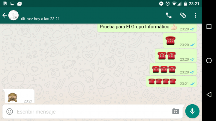 Imagen - WhatsApp beta ya soporta emoticonos gigantes