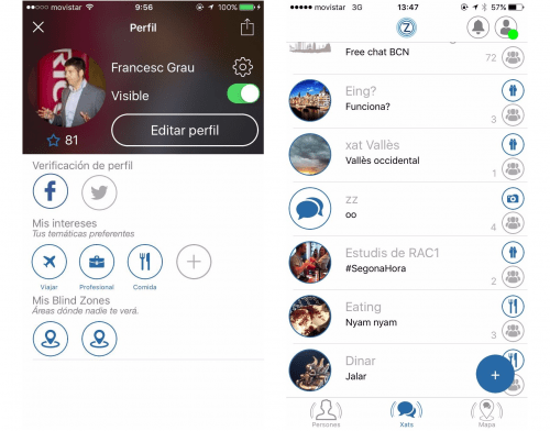Imagen - Zonetacts, la app para chatear con usuarios cercanos