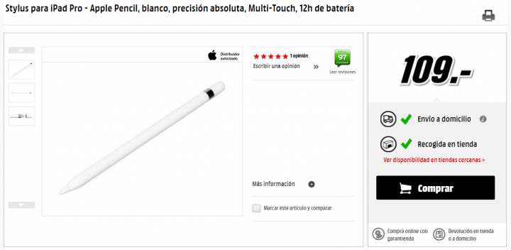 Imagen - Dónde comprar el Apple Pencil