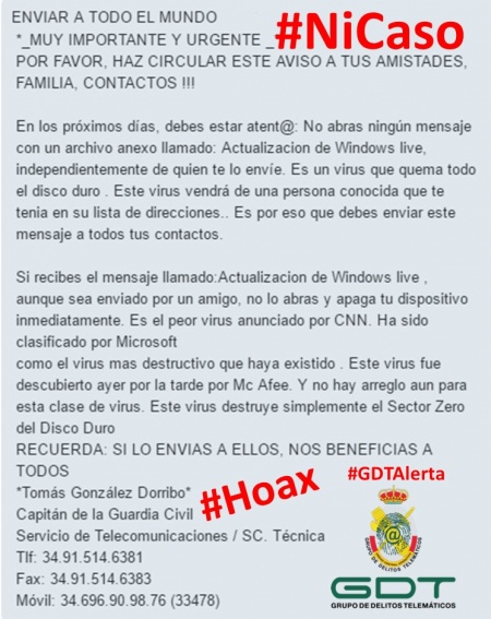 Imagen - Vuelve el bulo que alerta de una actualizaci&oacute;n de Windows