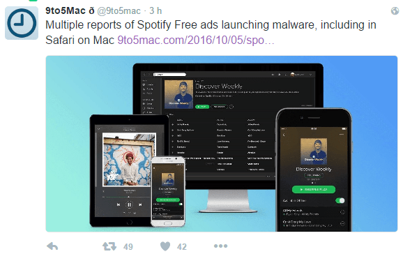 Imagen - Un malware se cuela en Spotify