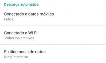 Imagen - Cómo evitar que las fotos en WhatsApp se descarguen solas