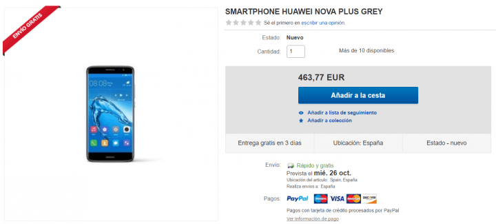 Imagen - D&oacute;nde comprar el Huawei Nova Plus