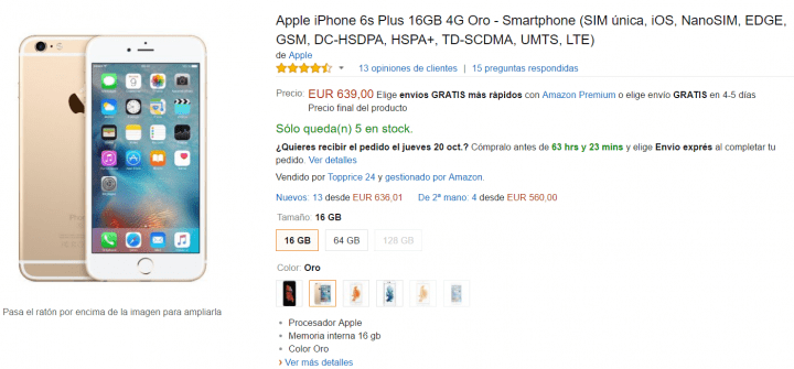 Imagen - D&oacute;nde conseguir el iPhone 6S Plus m&aacute;s barato