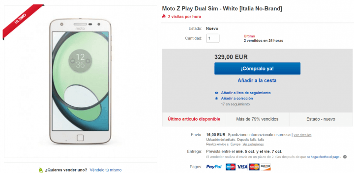 Imagen - D&oacute;nde comprar el Moto Z Play