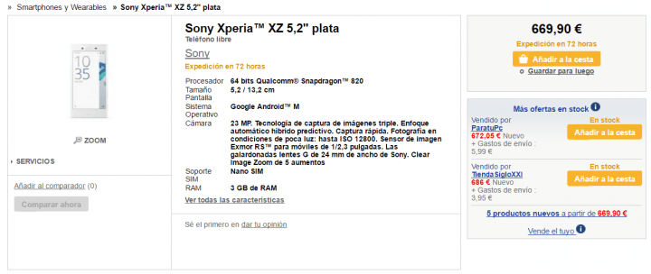 Imagen - D&oacute;nde comprar el Sony Xperia XZ