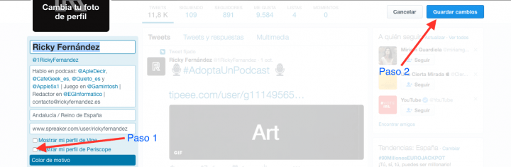 Imagen - C&oacute;mo enlazar Twitter con Periscope
