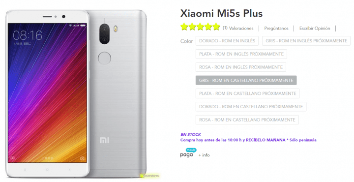 Imagen - 5 tiendas d&oacute;nde comprar el Xiaomi Mi5S Plus