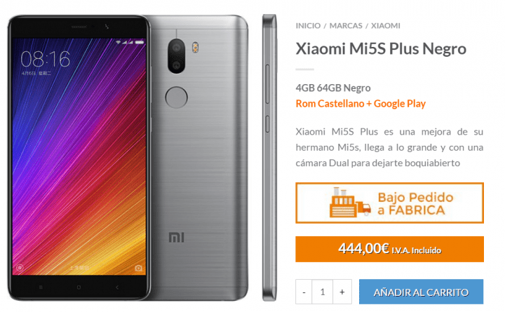 Imagen - 5 tiendas d&oacute;nde comprar el Xiaomi Mi5S Plus