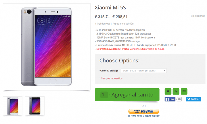 Imagen - D&oacute;nde comprar el Xiaomi Mi5S
